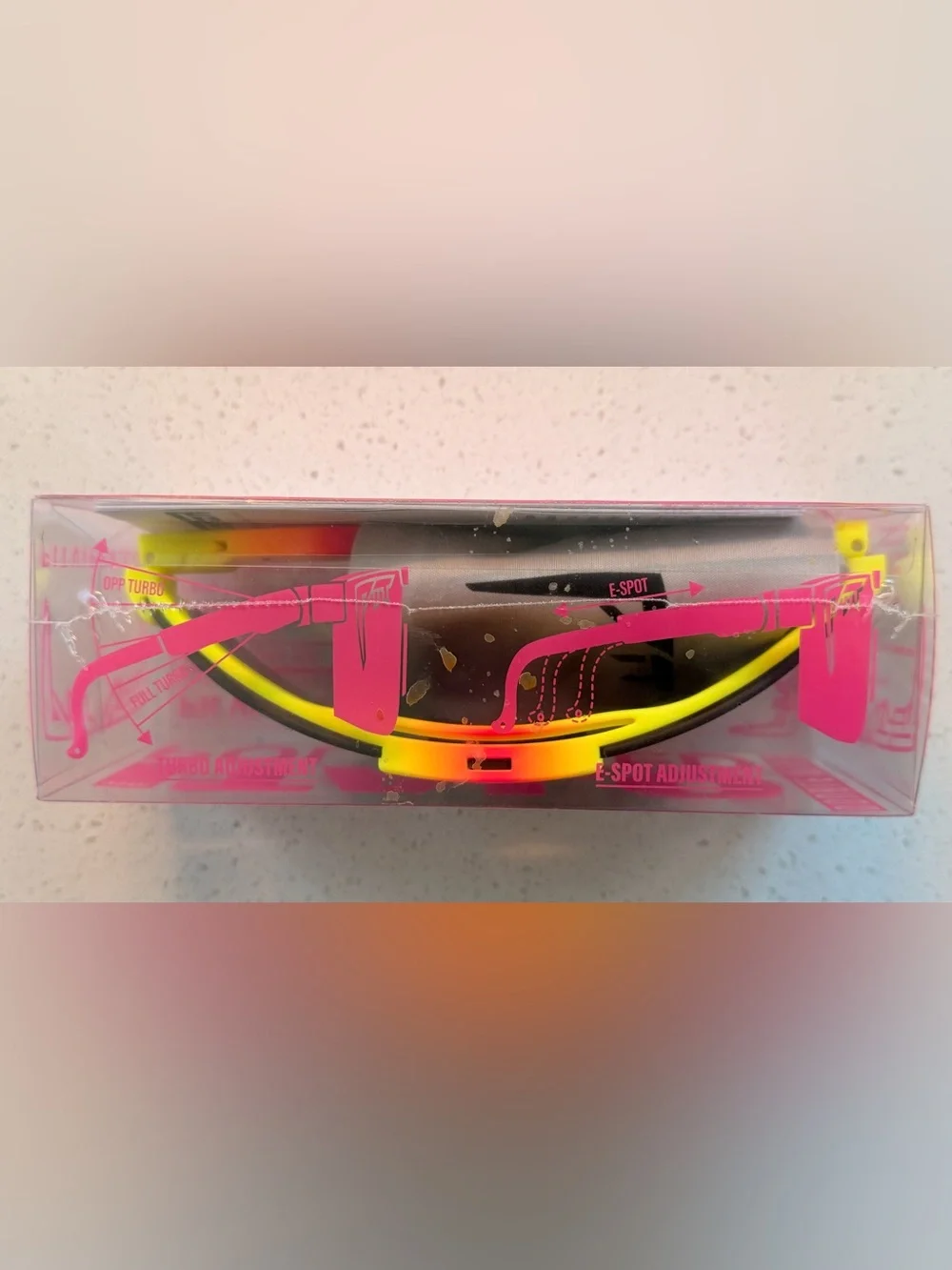 Pit Viper Italo Polarized Sunglasses - Neon Yellow Pink